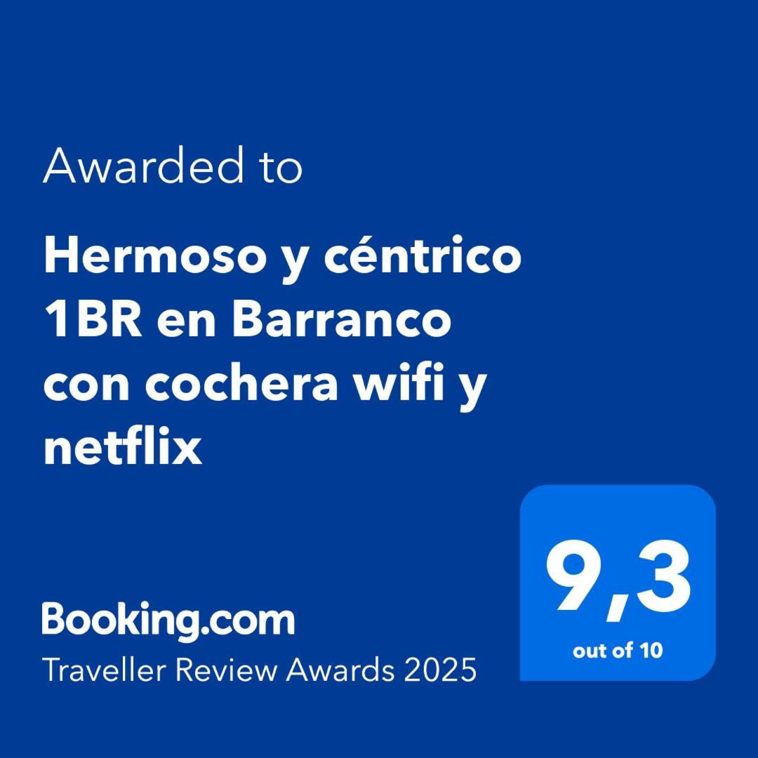 Hermoso Y Centrico 1Br En Barranco Con Cochera Wifi Y Netflix Lima Exterior photo